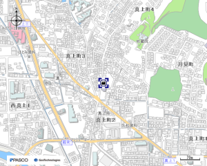 真上公民館周辺の地図