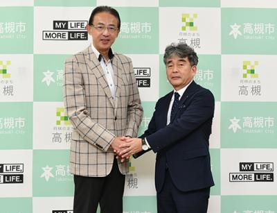 永井社長と濱田市長