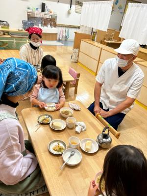 給食の様子