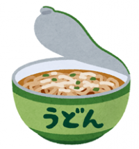 カップうどんのイラスト