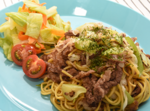 牛肉の焼きそば