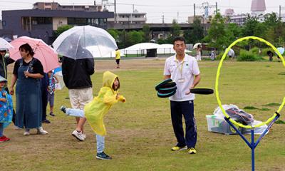 フリスビーブース