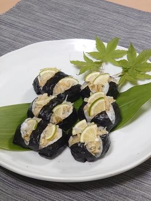 すだちが香る切干大根海苔巻き