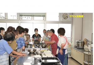 フランス料理講座の様子