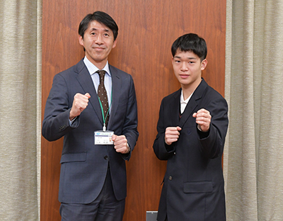 荒木さんと八十副市長