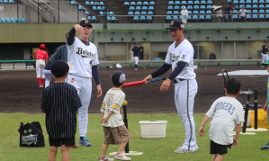 野球教室の画像