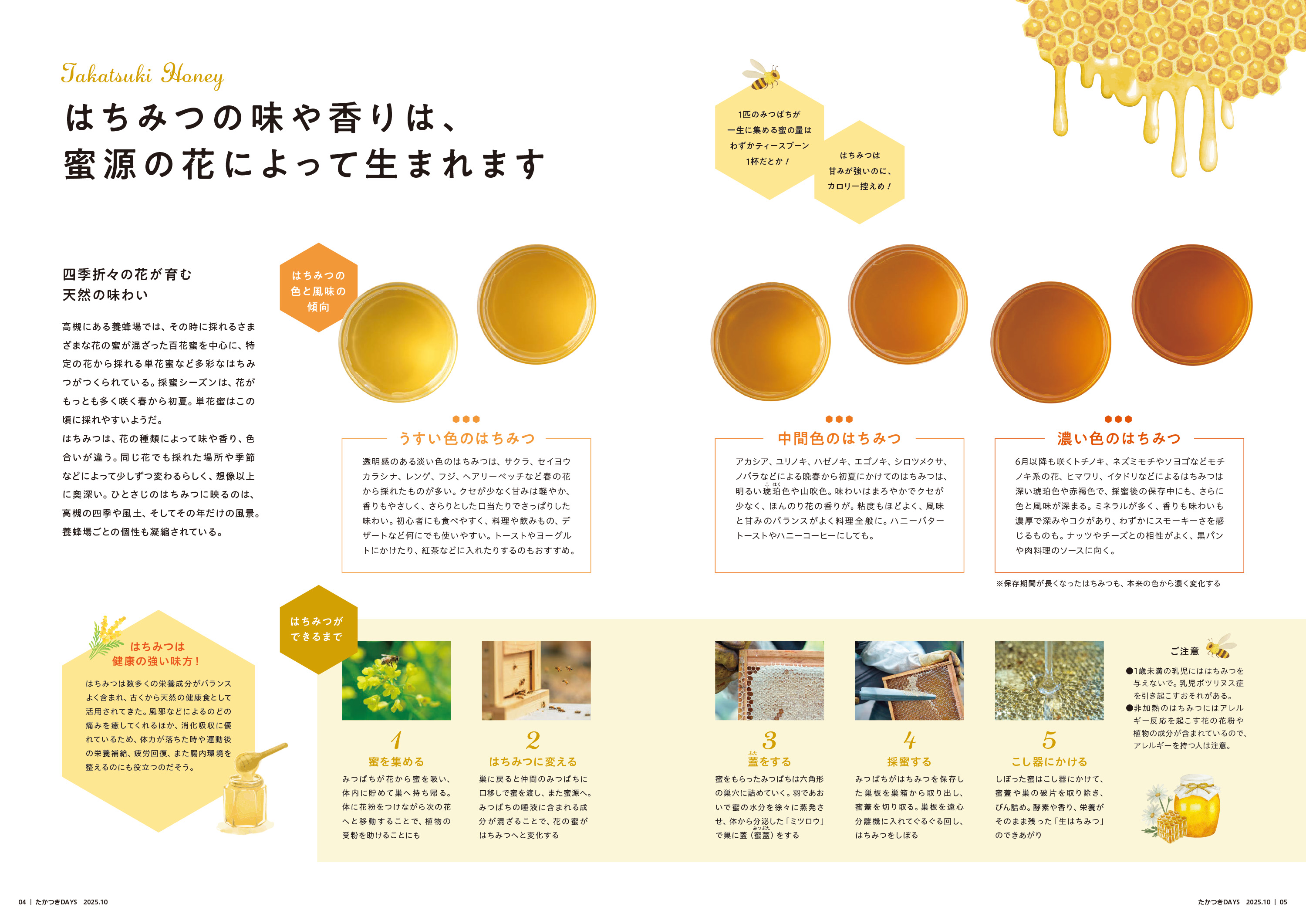 たかつきDAYS10月号4・5ページ