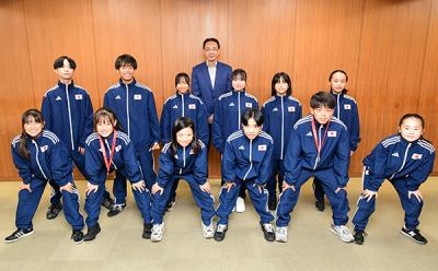 メンバーと濱田市長