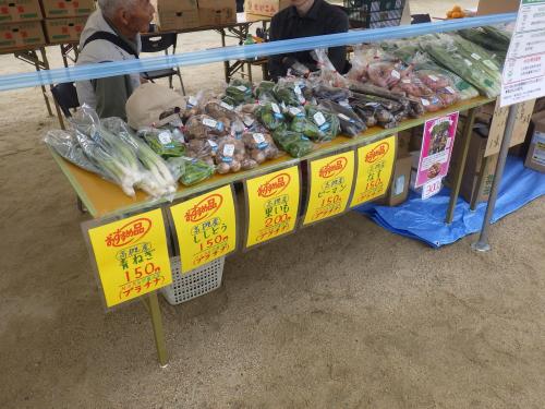 農林産物の販売の様子