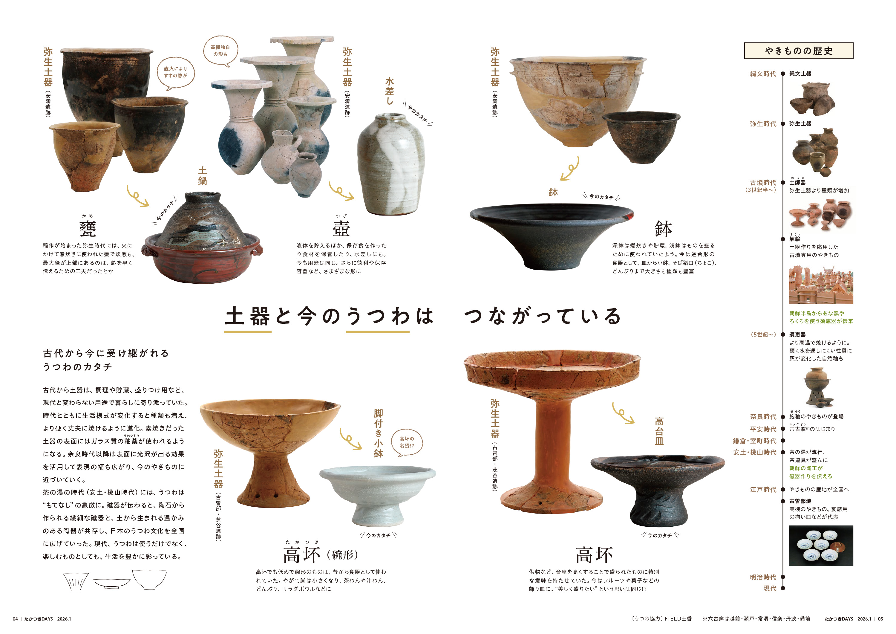 たかつきDAYS1月号4・5ページ