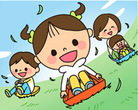 高槻市ウェブマガジントップ画像「芝そりで初夏を満喫！」