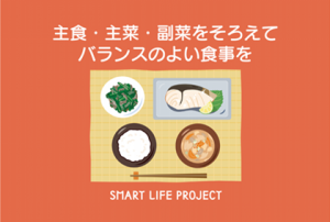 バランスのよい食事のイラスト