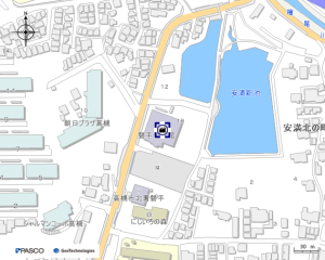 磐手公民館　地図