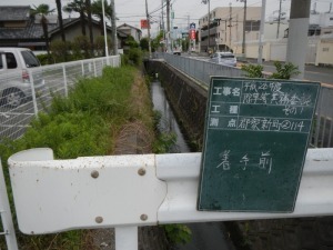 施工前(草が繁茂)の写真