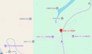 安威川ダム管理事務所地図