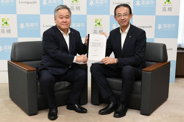 森本会長と濱田市長