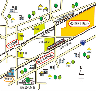 計画地の位置図の画像