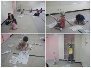 スタプロ「新聞紙であそぼう!」