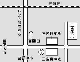 三箇牧支所地図