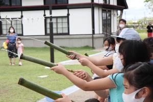 子どもネイチャークラフト教室開催風景