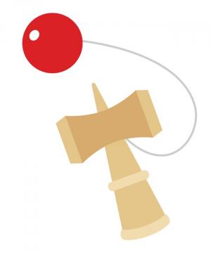 けん玉のイラスト