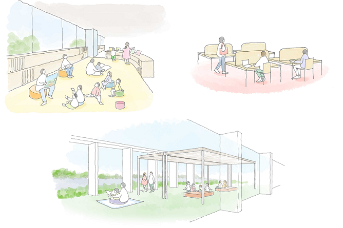 小寺池図書館のシーン画像