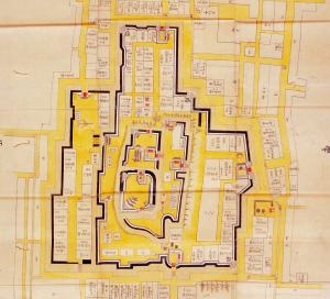 高槻城が描かれた江戸時代の絵図